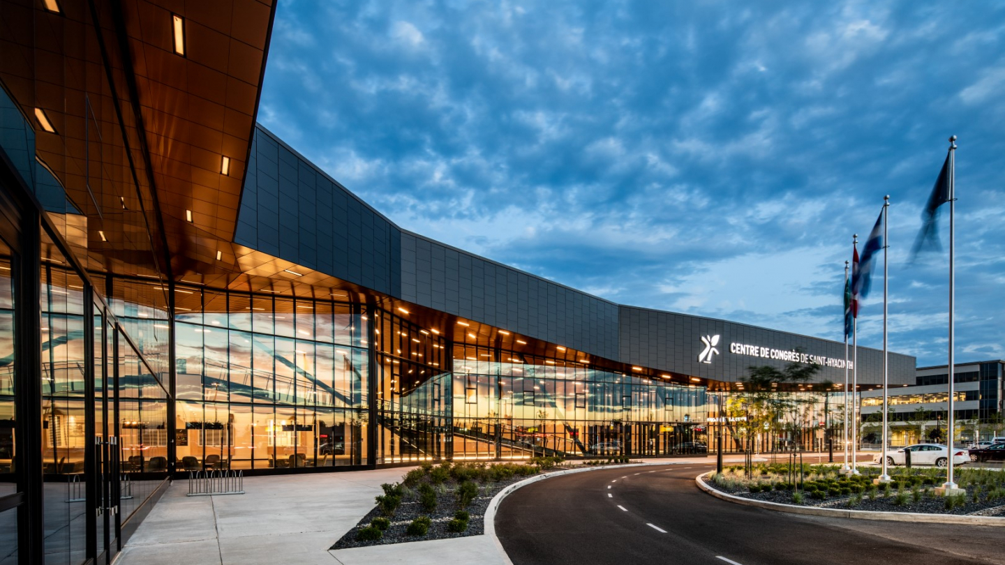 Le Centre des Congrès de St-Hyacinthe en nomination pour le Prix d'Excellence de la construction en acier de l'ICCA 2018